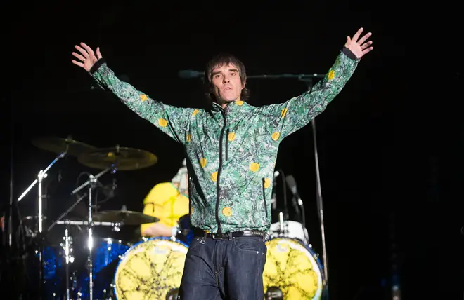 Ian Brown of The Stone Roses performing live in 2012