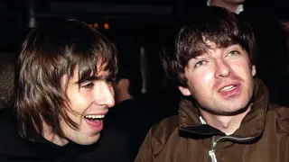 Liam and Noel Gallagher in 1996