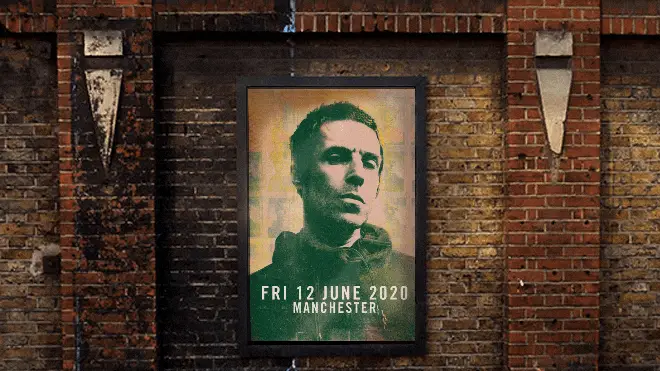 Liam Gallagher posters appear in Manchester with date Friday 12 June 2020