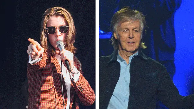 Blossoms' Tom Ogden and Paul McCartney