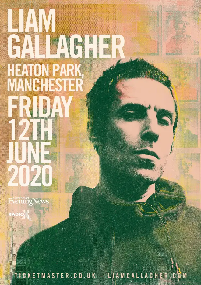 Liam Gallagher Heaton Park 2020 poster