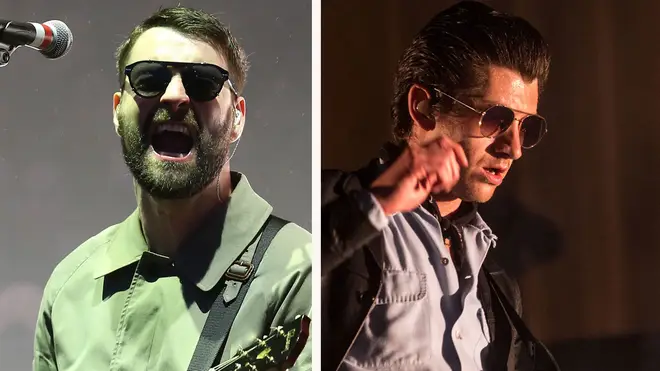 Courteeners' Liam Fray and Arctic Monkeys' Alex Turner