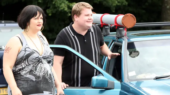 James Corden and Ruth Jones as Smithy and Nessa in Gavin and Stacey