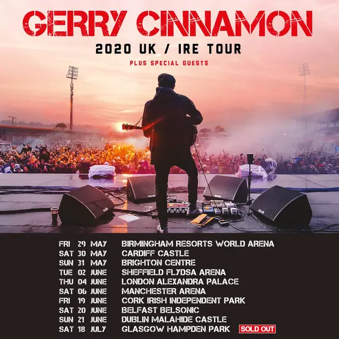 Gerry Cinnamon 2020 Tour Dates